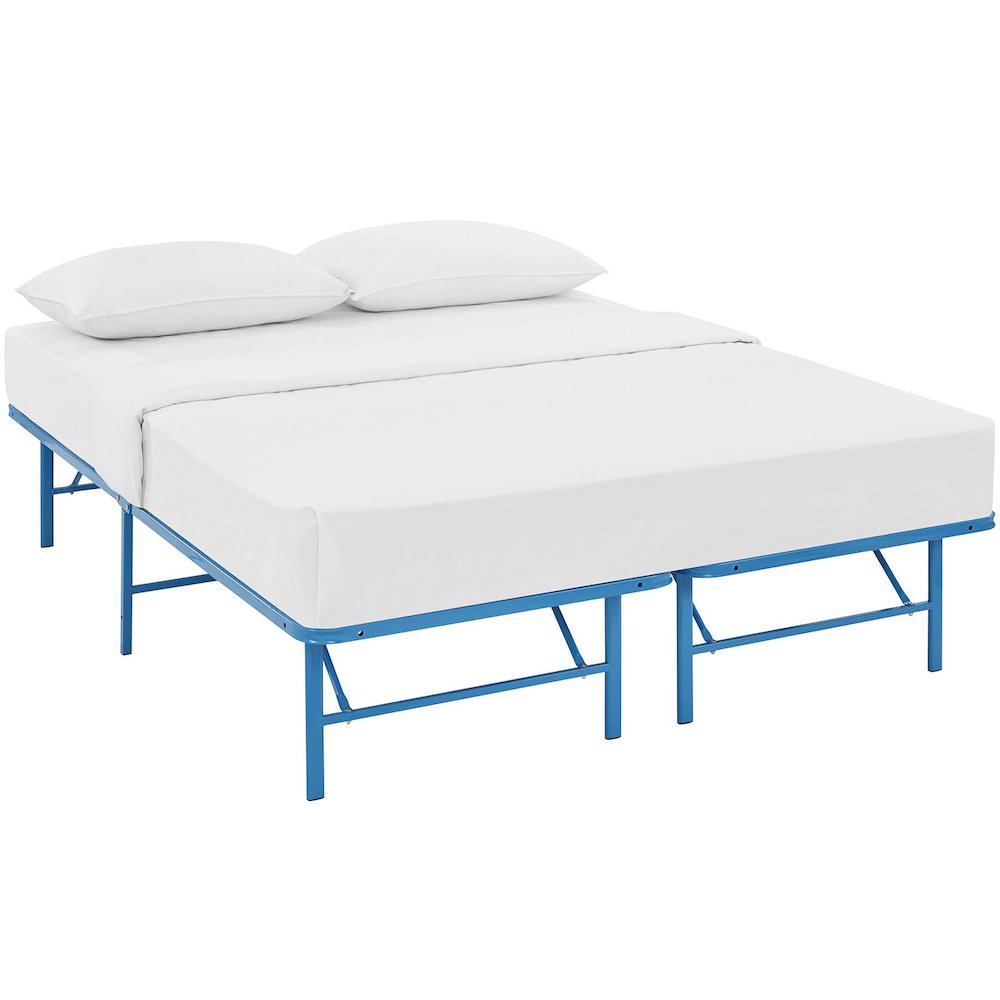 Horizon Stainless Steel Queen Bed Frame. Picture 1
