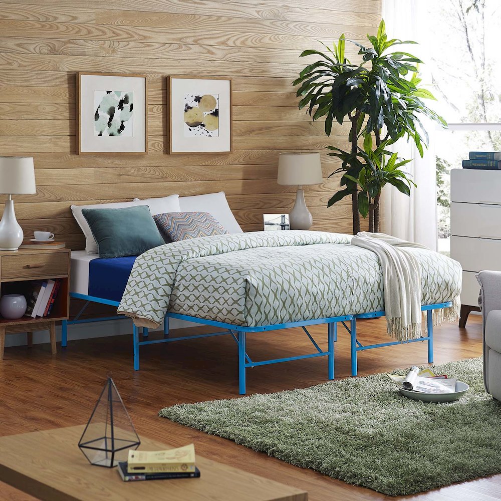 Horizon Stainless Steel Queen Bed Frame. Picture 8