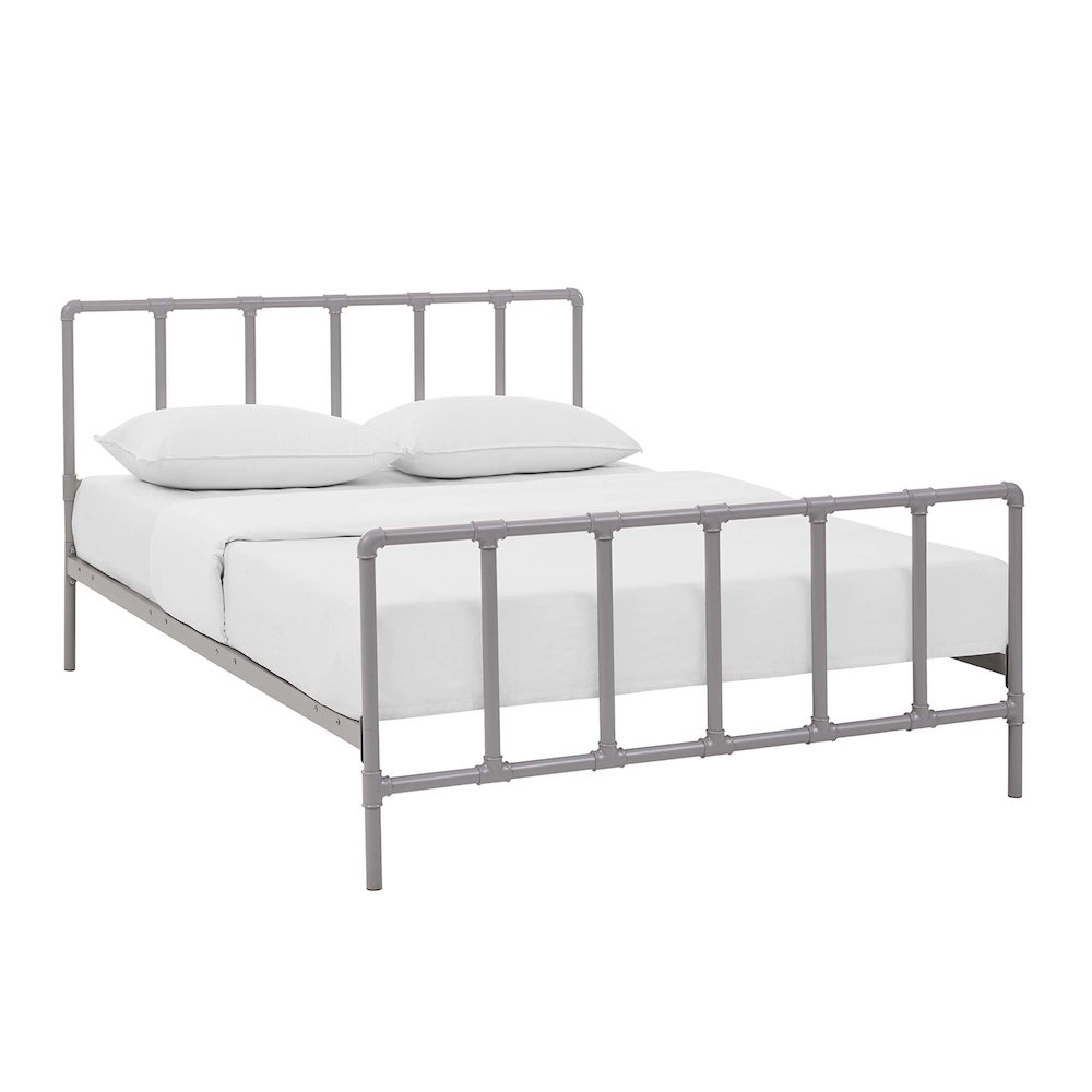 Dower Stainless Steel Queen Bed. Picture 1