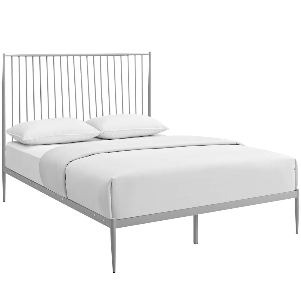 Annika Queen Platform Bed. Picture 1