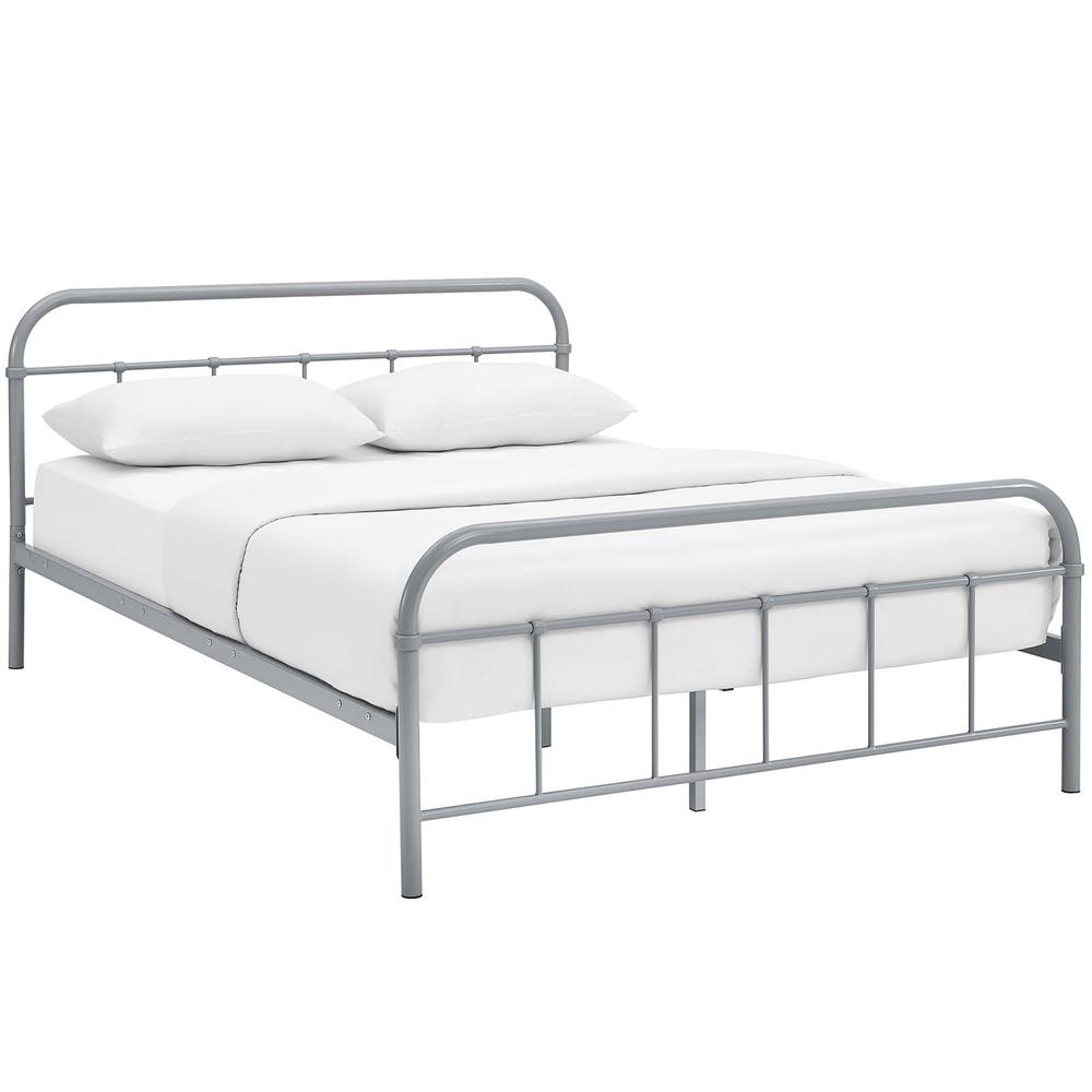 Maisie Queen Stainless Steel Bed Frame. Picture 2