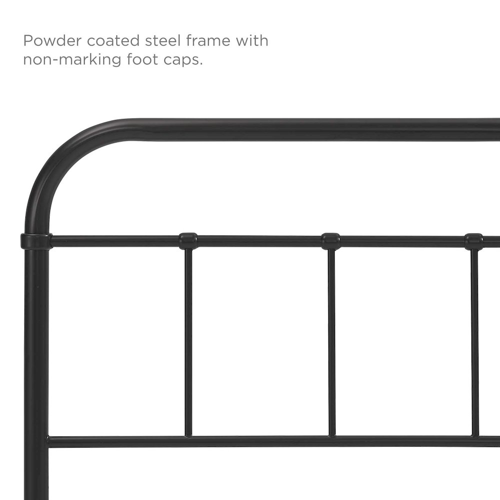 Serena Twin Steel Headboard. Picture 2
