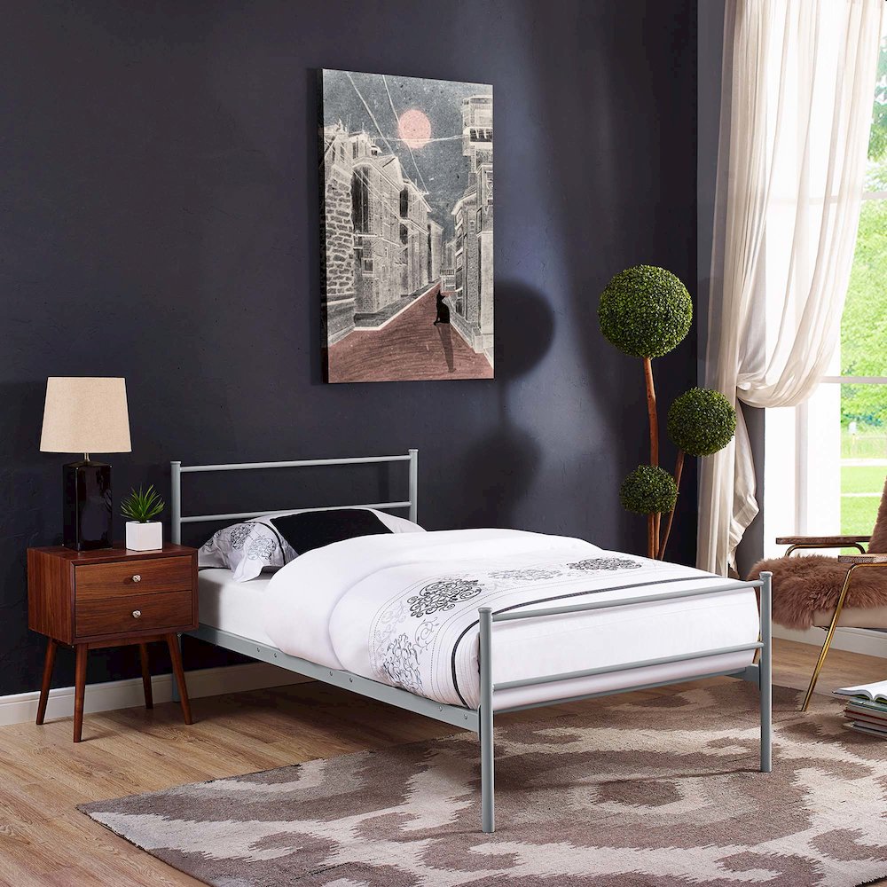 Alina Platform Twin Bed Frame. Picture 5