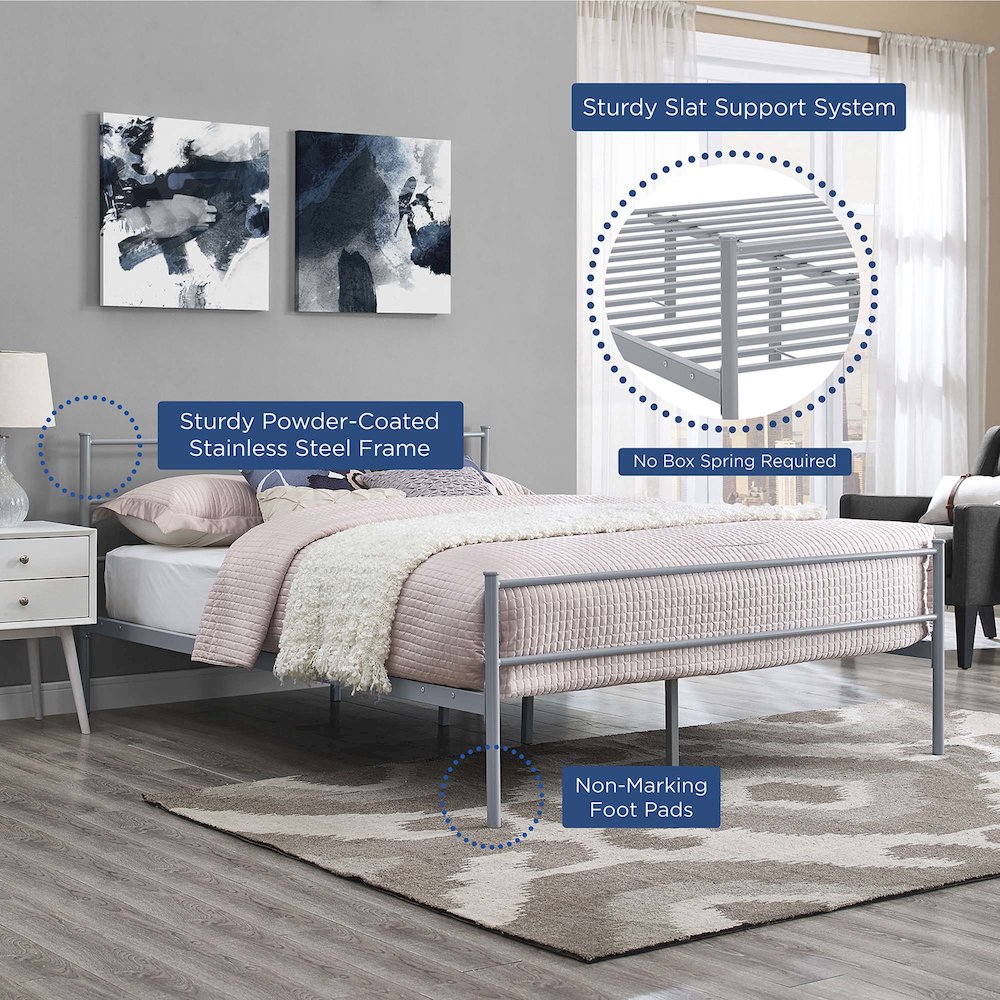 Alina Platform Queen Bed Frame. Picture 6