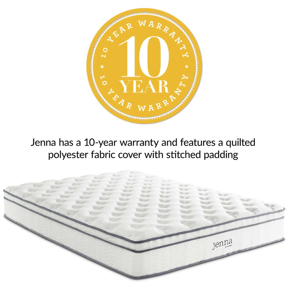 Jenna 10" Innerspring and Foam Queen Mattress. Picture 3