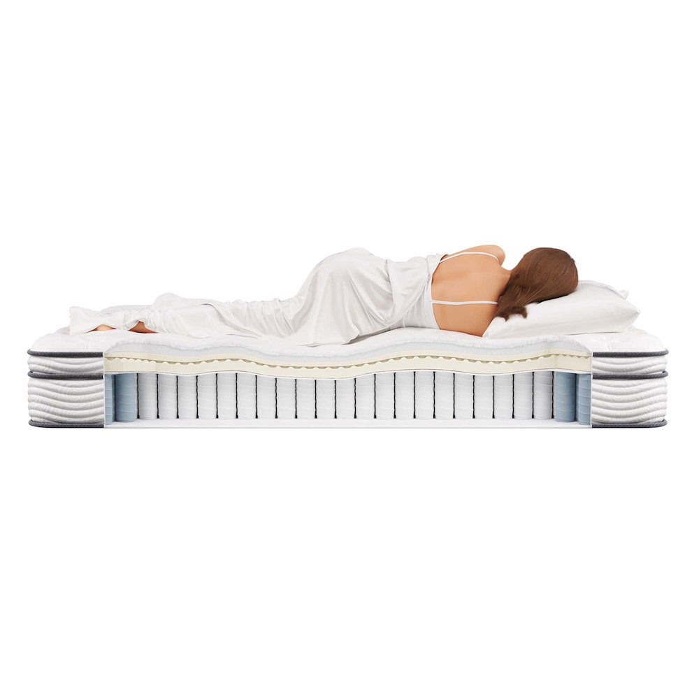 Jenna 10" Innerspring and Foam Queen Mattress. Picture 11