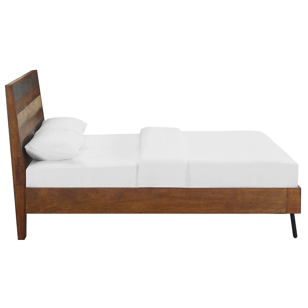 Arwen Queen Rustic Wood Bed. Picture 4