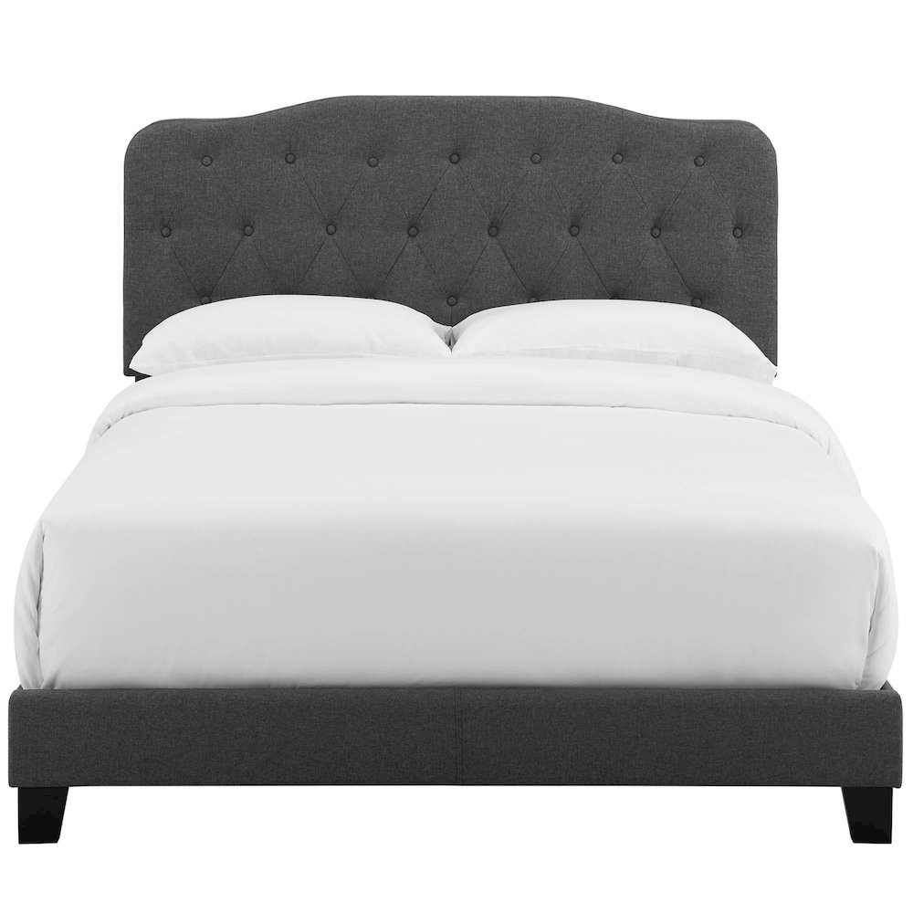 Amelia Upholstered Fabric Full Bed. Picture 4