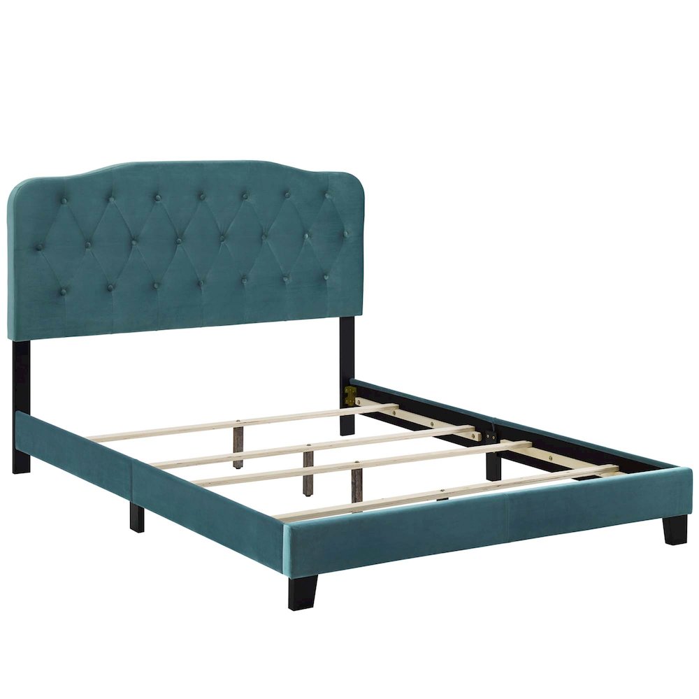 Amelia Performance Velvet Full Bed. Picture 2