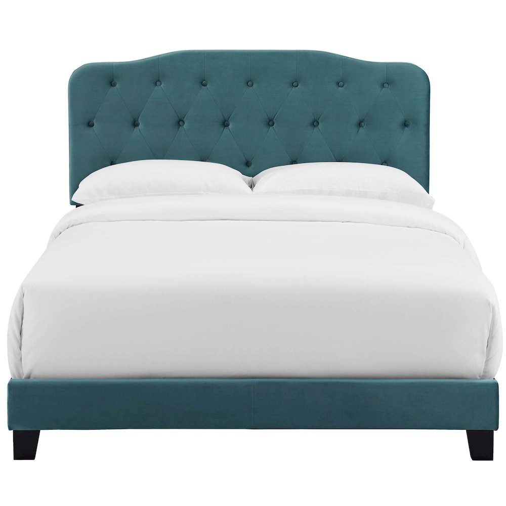 Amelia Performance Velvet Full Bed. Picture 4