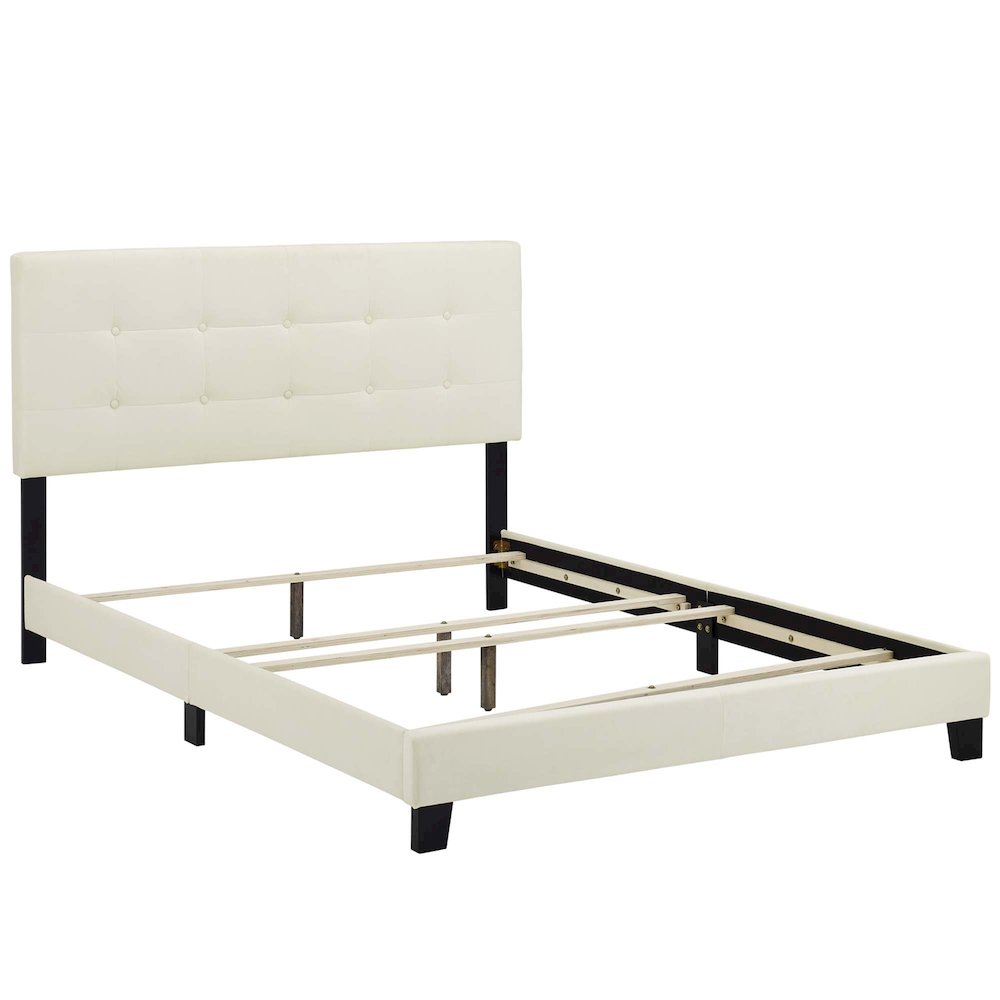 Amira Performance Velvet King Bed. Picture 3