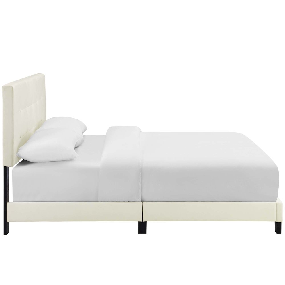Amira Performance Velvet King Bed. Picture 4