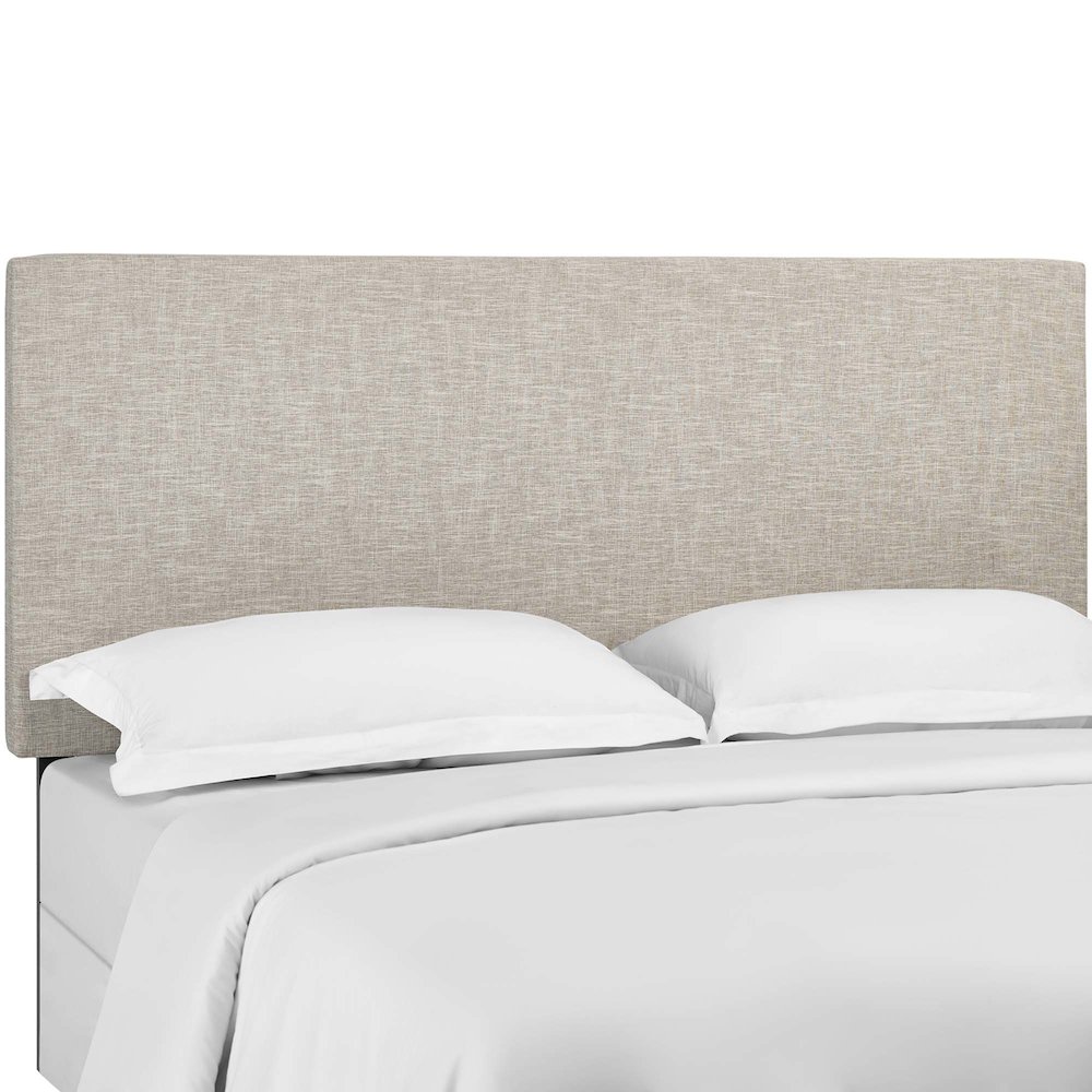 Taylor Upholstered Linen Fabric Full / Queen Headboard. Picture 1