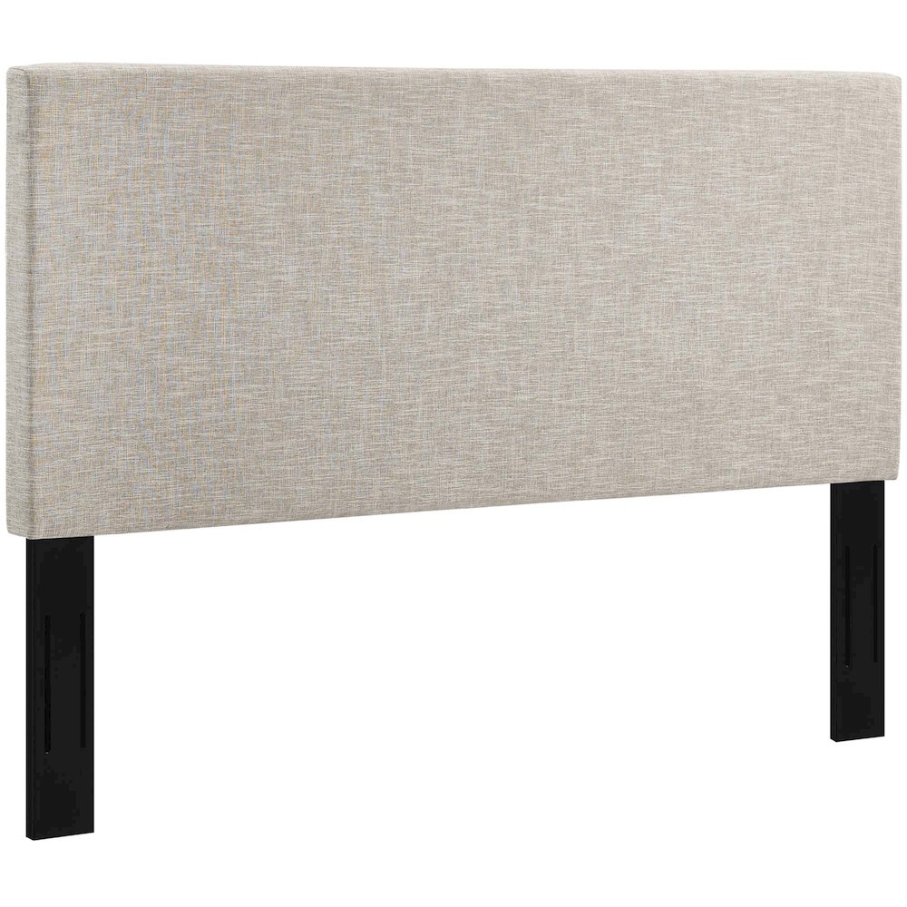 Taylor Upholstered Linen Fabric Full / Queen Headboard. Picture 4