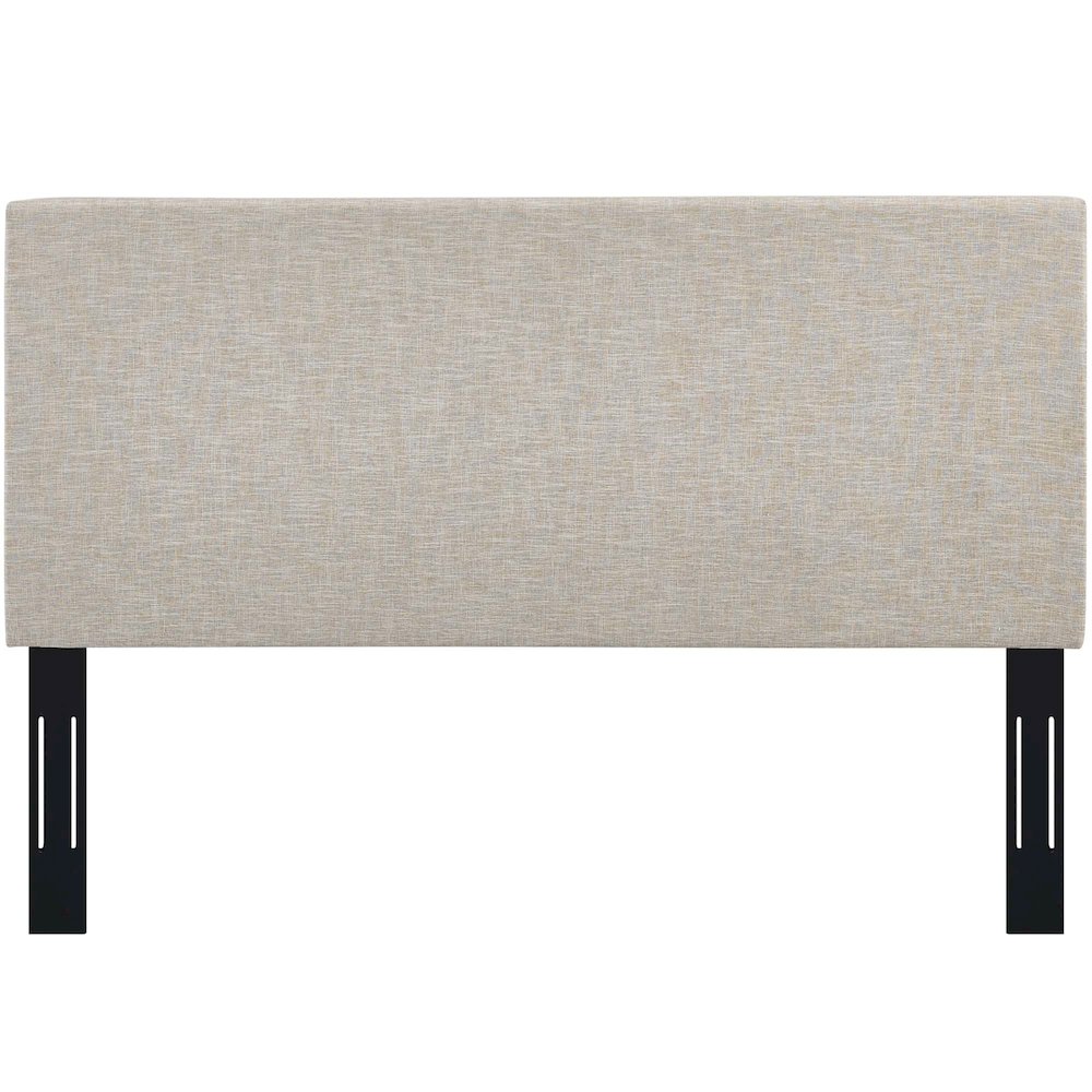Taylor Upholstered Linen Fabric Full / Queen Headboard. Picture 5