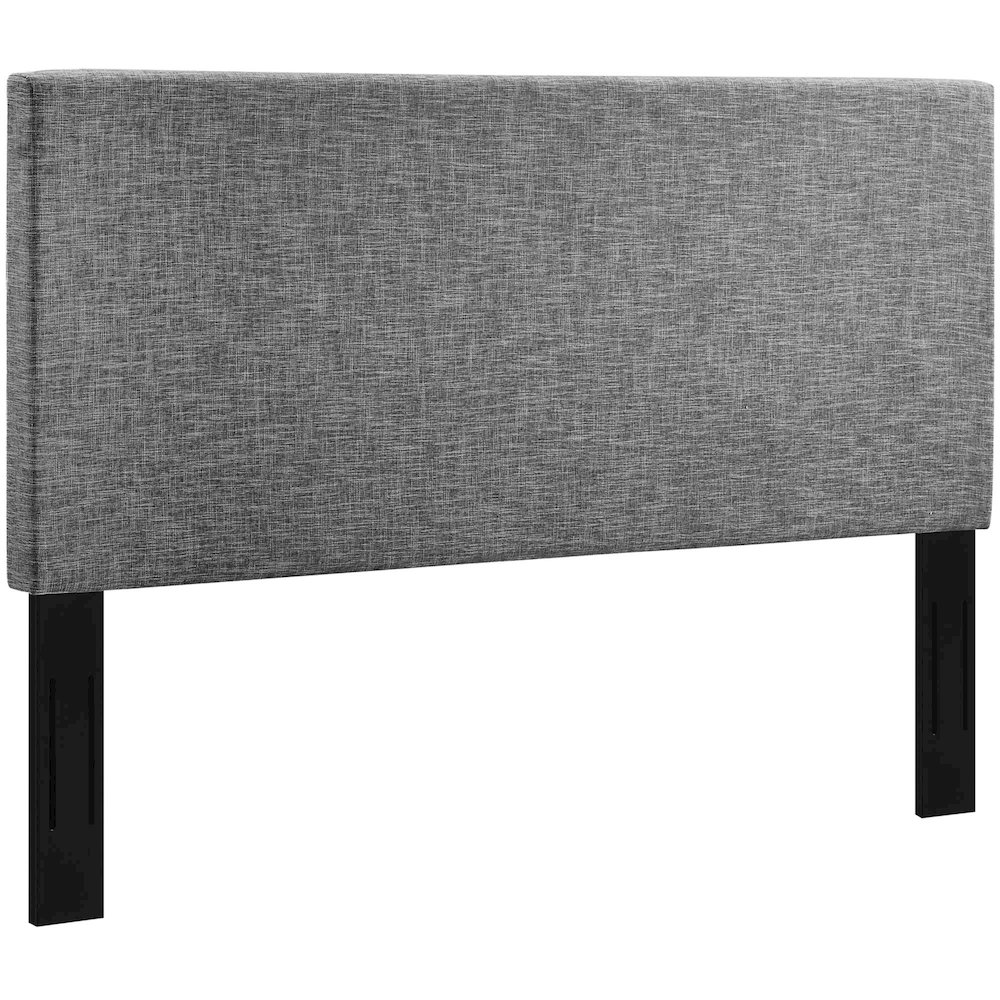 Taylor Upholstered Linen Fabric Full / Queen Headboard. Picture 4