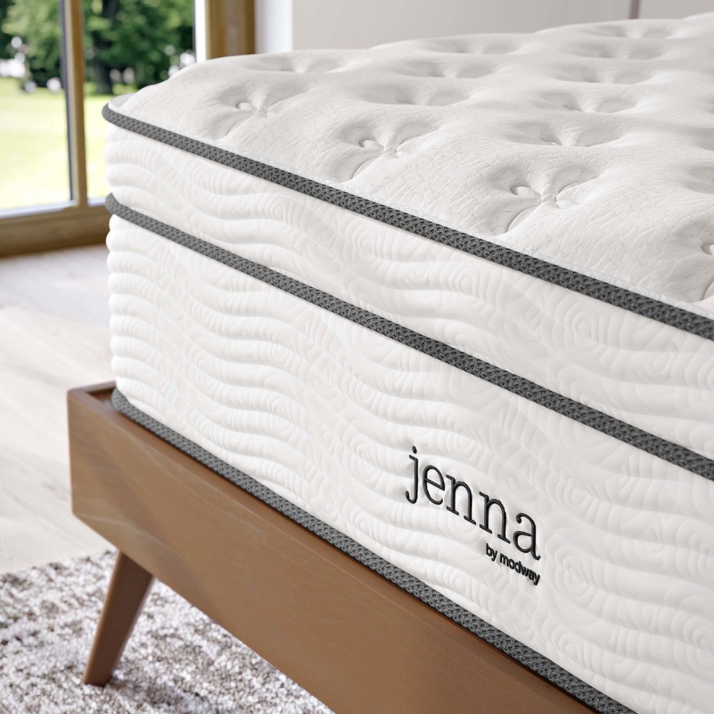 Jenna 14" Innerspring and Foam King Mattress. Picture 12