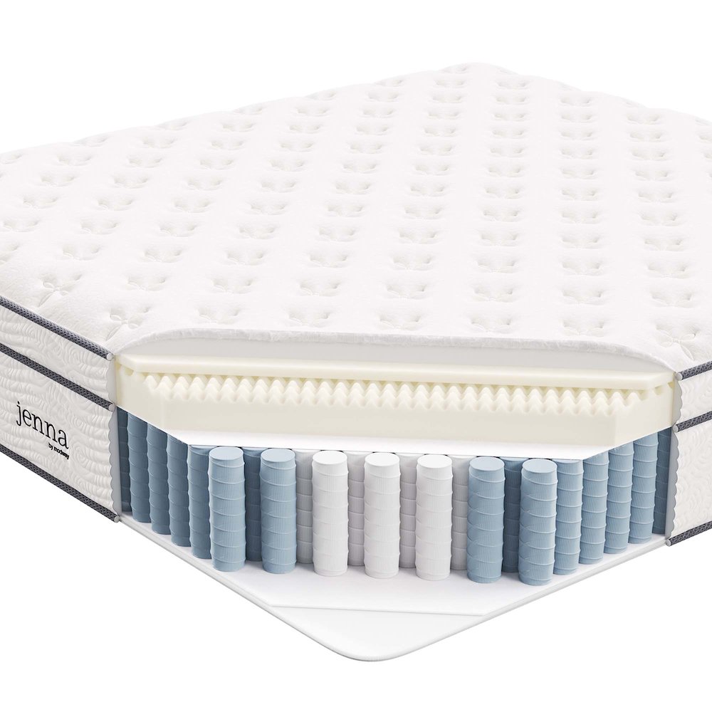 Jenna 14" Innerspring and Foam King Mattress. Picture 5