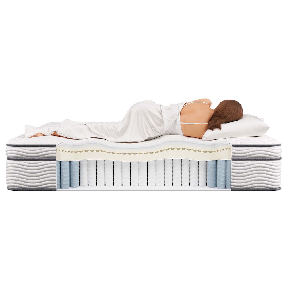 Jenna 14" Innerspring and Foam King Mattress. Picture 8