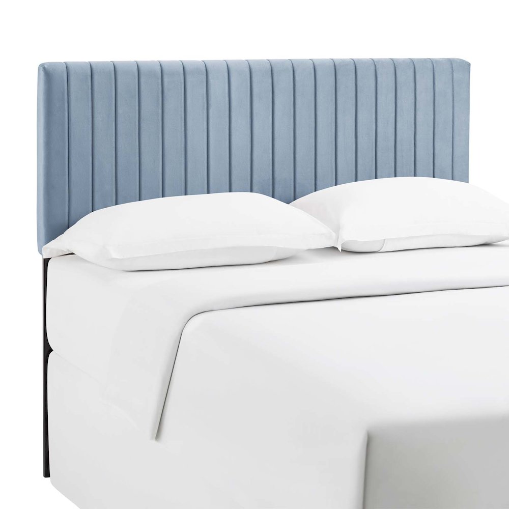 Keira Performance Velvet Full / Queen Headboard. Picture 7