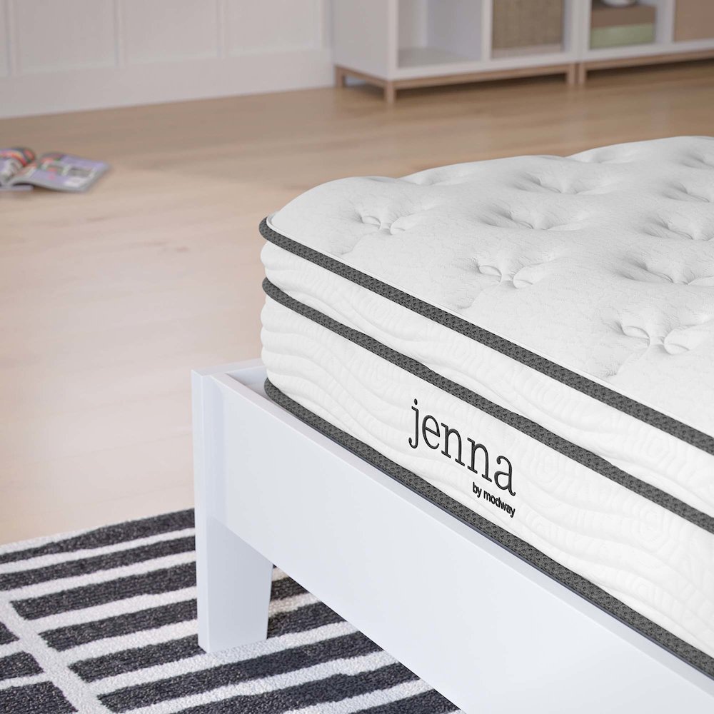 Jenna 8" Innerspring and Foam Narrow Twin Mattress. Picture 12