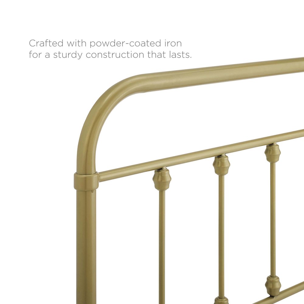 Sage Metal Twin Headboard. Picture 2