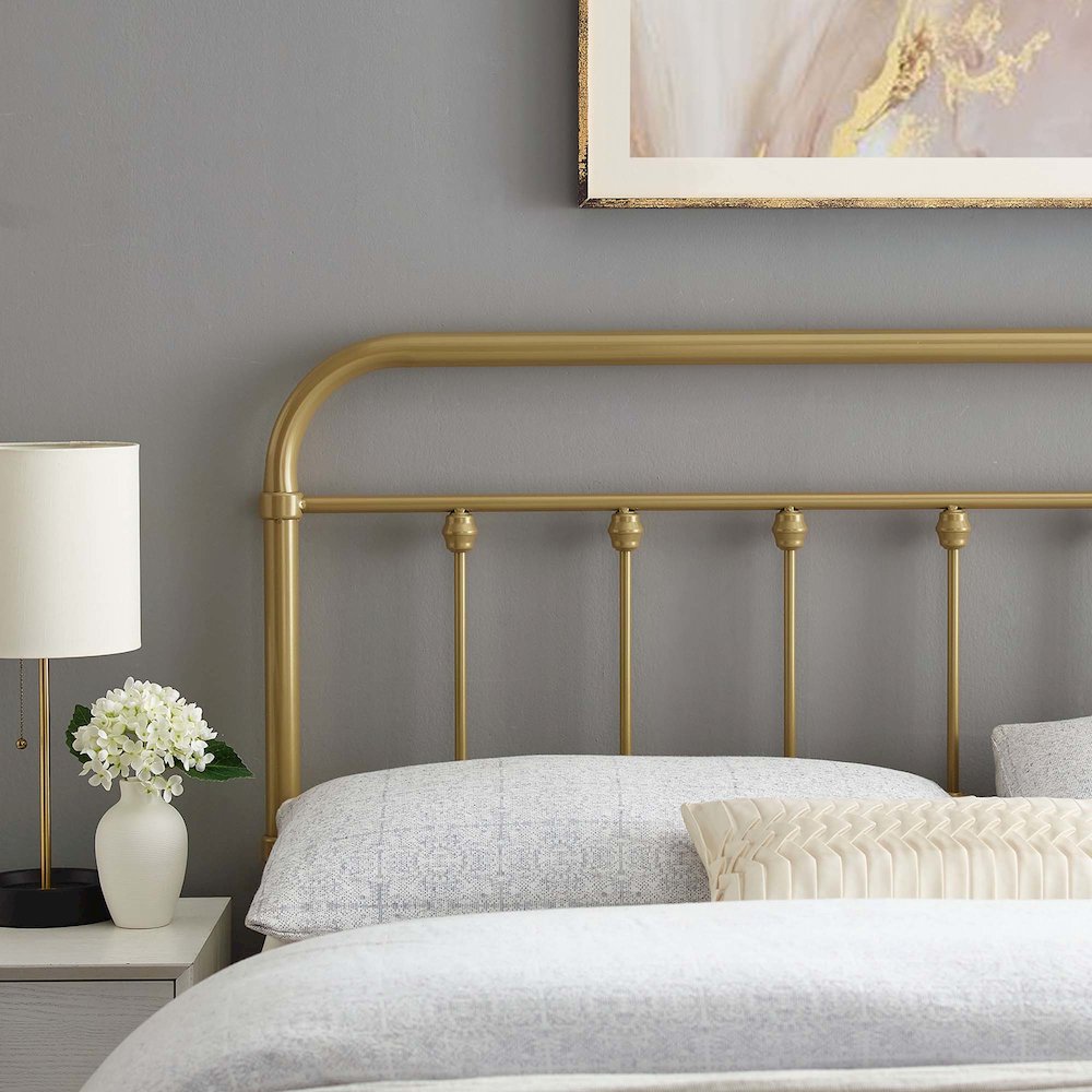 Sage Metal Twin Headboard. Picture 6
