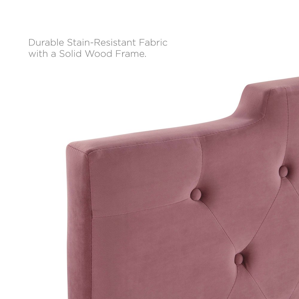 Juliet Tufted Performance Velvet King/California King Headboard. Picture 2