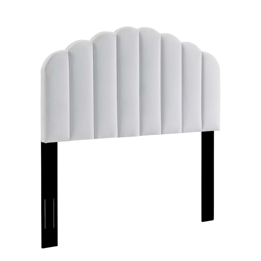 Veronique Performance Velvet Full/Queen Headboard. Picture 1