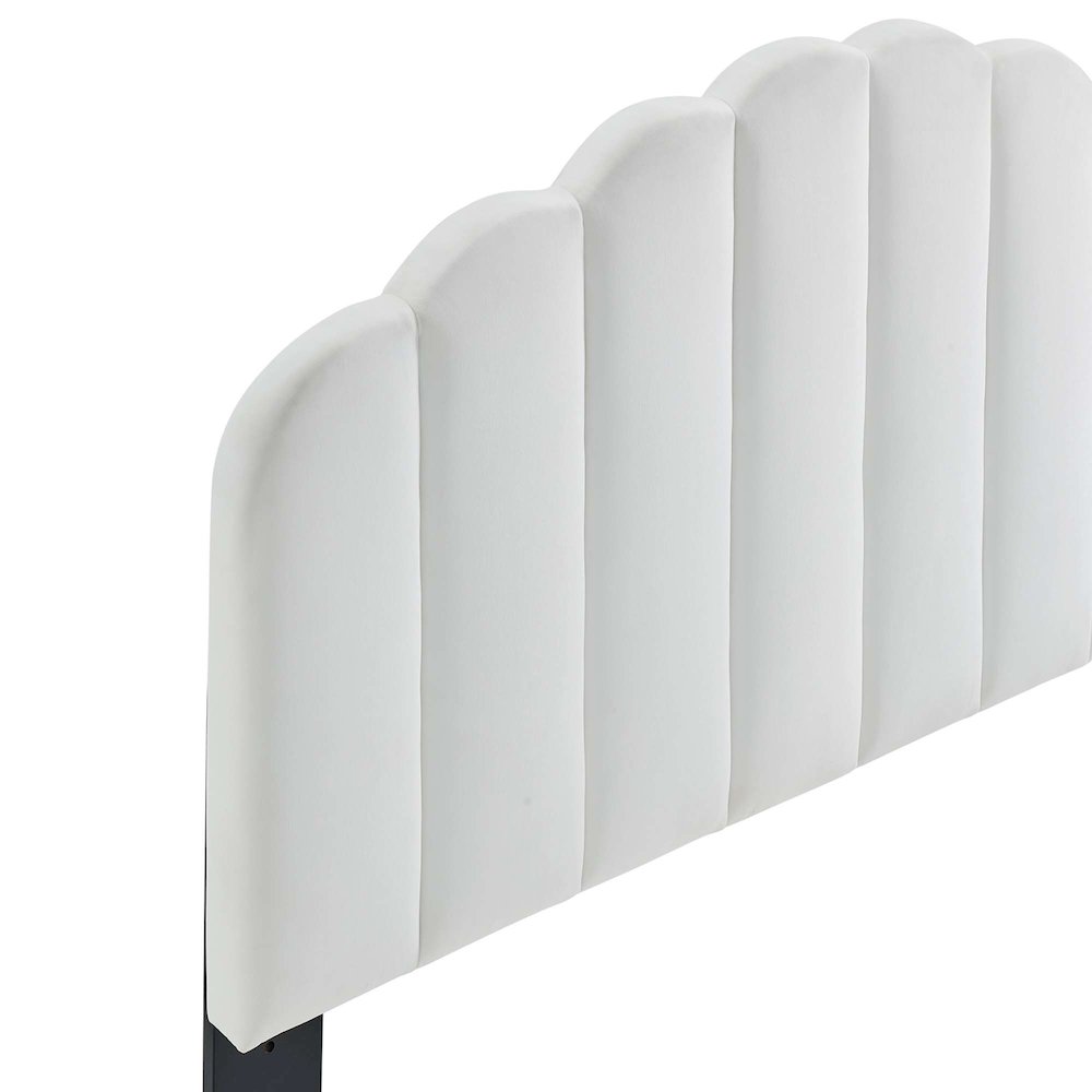 Veronique Performance Velvet Full/Queen Headboard. Picture 5