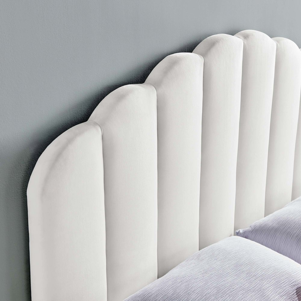 Veronique Performance Velvet Full/Queen Headboard. Picture 8
