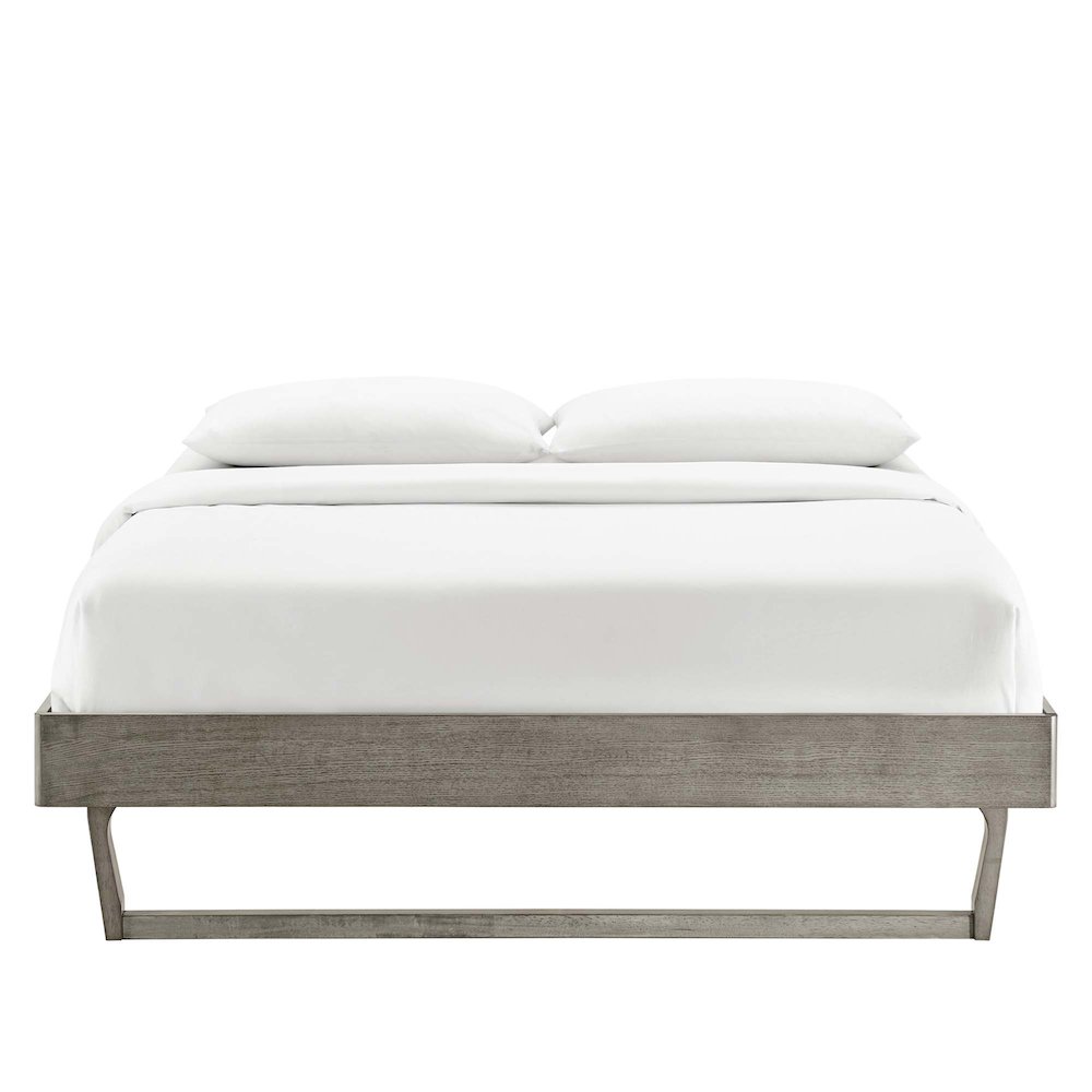 Billie Wood Full Platform Bed Frame. Picture 4