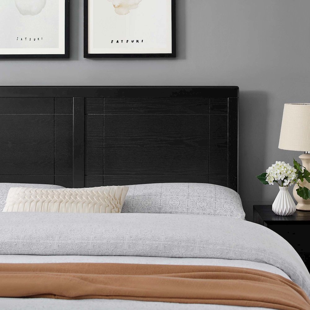Archie Wood Full Headboard. Picture 7