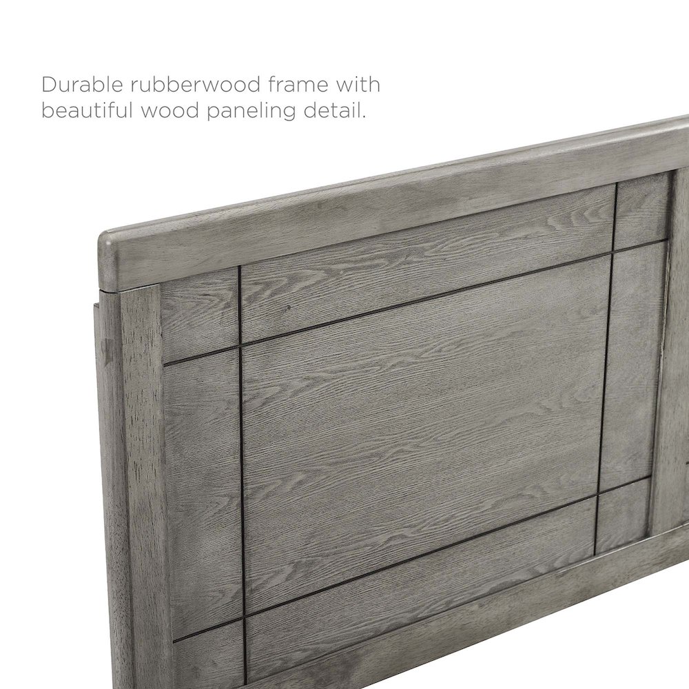 Archie Wood Full Headboard. Picture 2