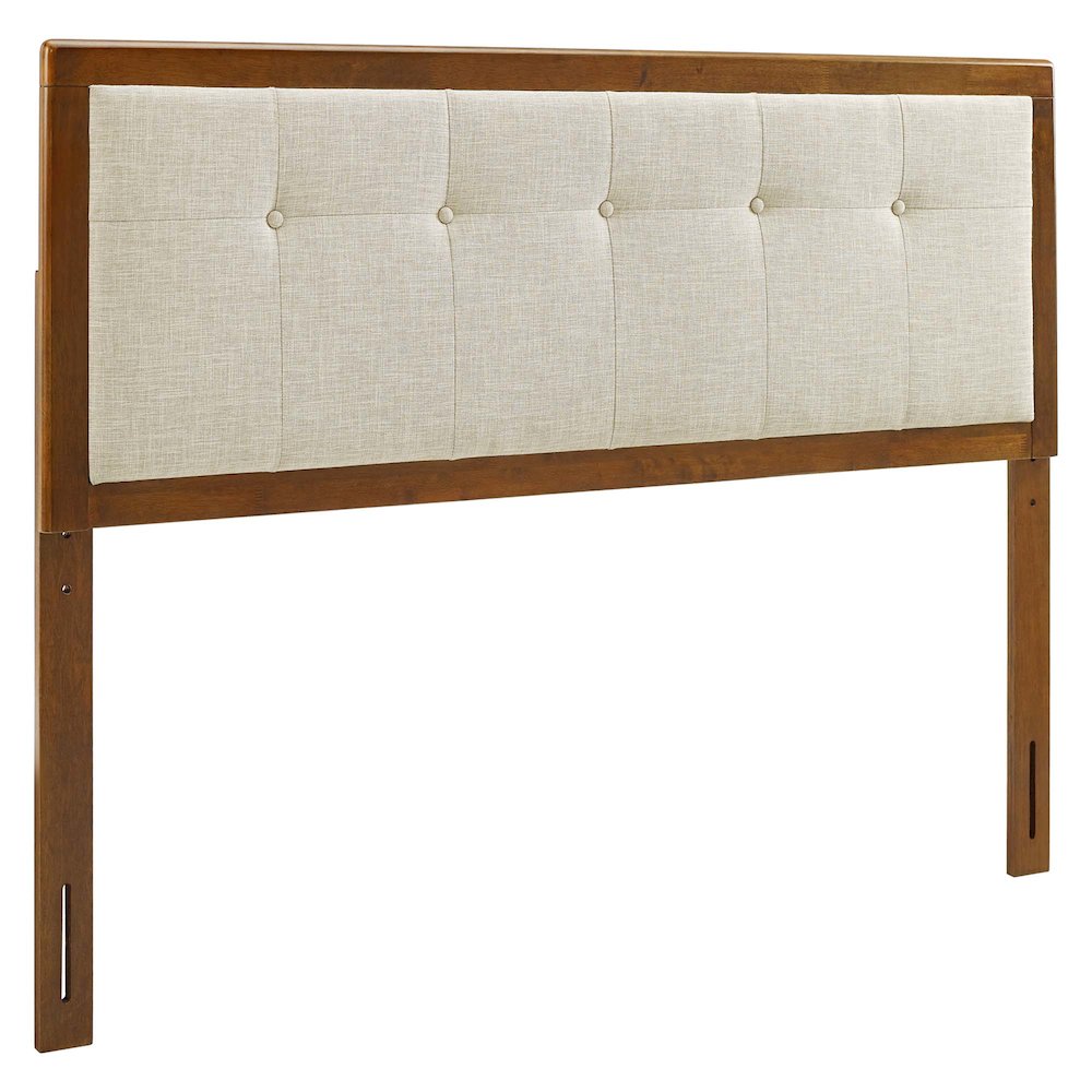 Draper Tufted Fabric and Wood Full Headboard. Picture 1