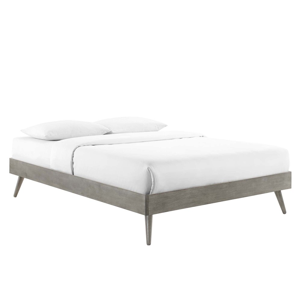 Margo Wood King Platform Bed Frame. Picture 1