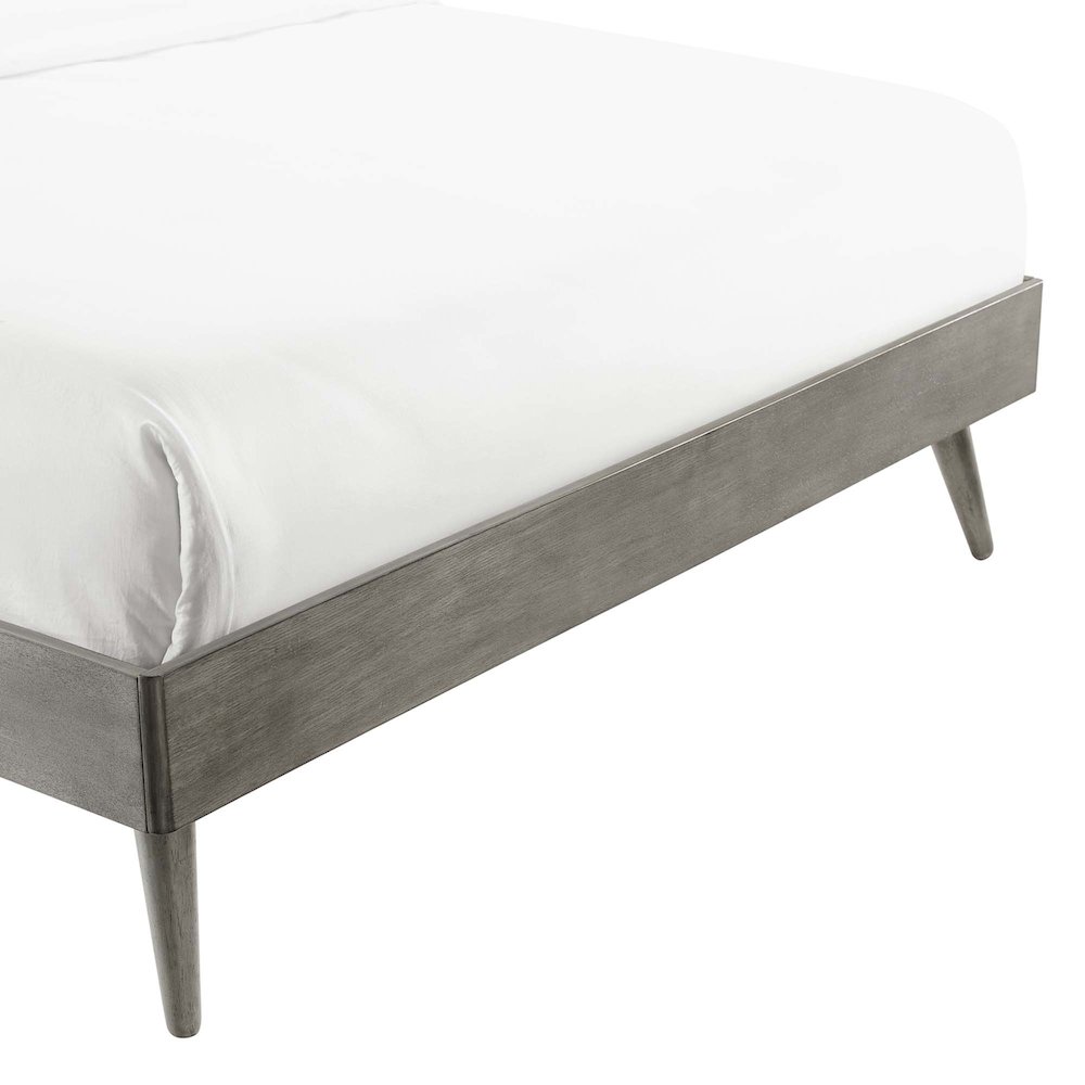Margo Wood King Platform Bed Frame. Picture 5