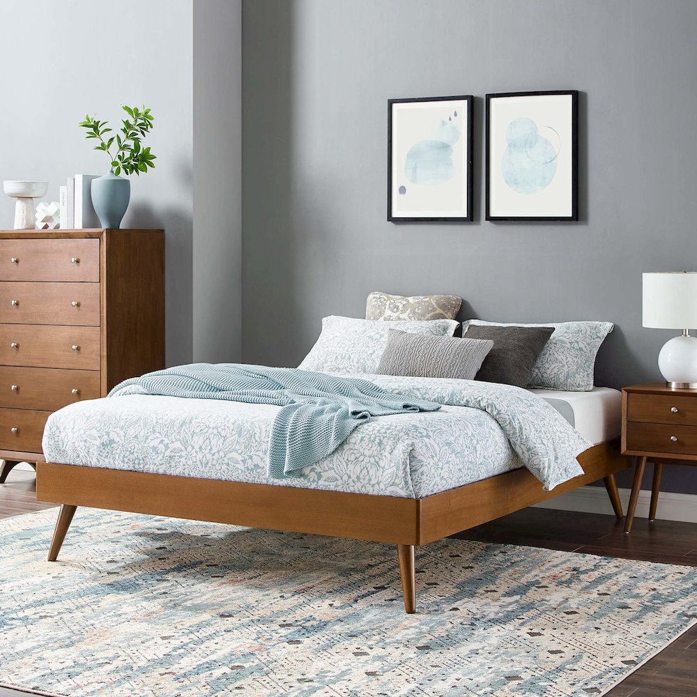 Margo Wood King Platform Bed Frame. Picture 6