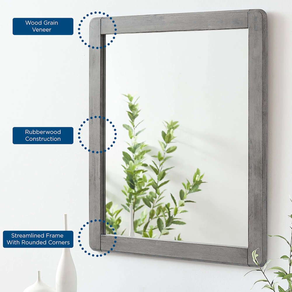 Georgia Wood Mirror. Picture 4