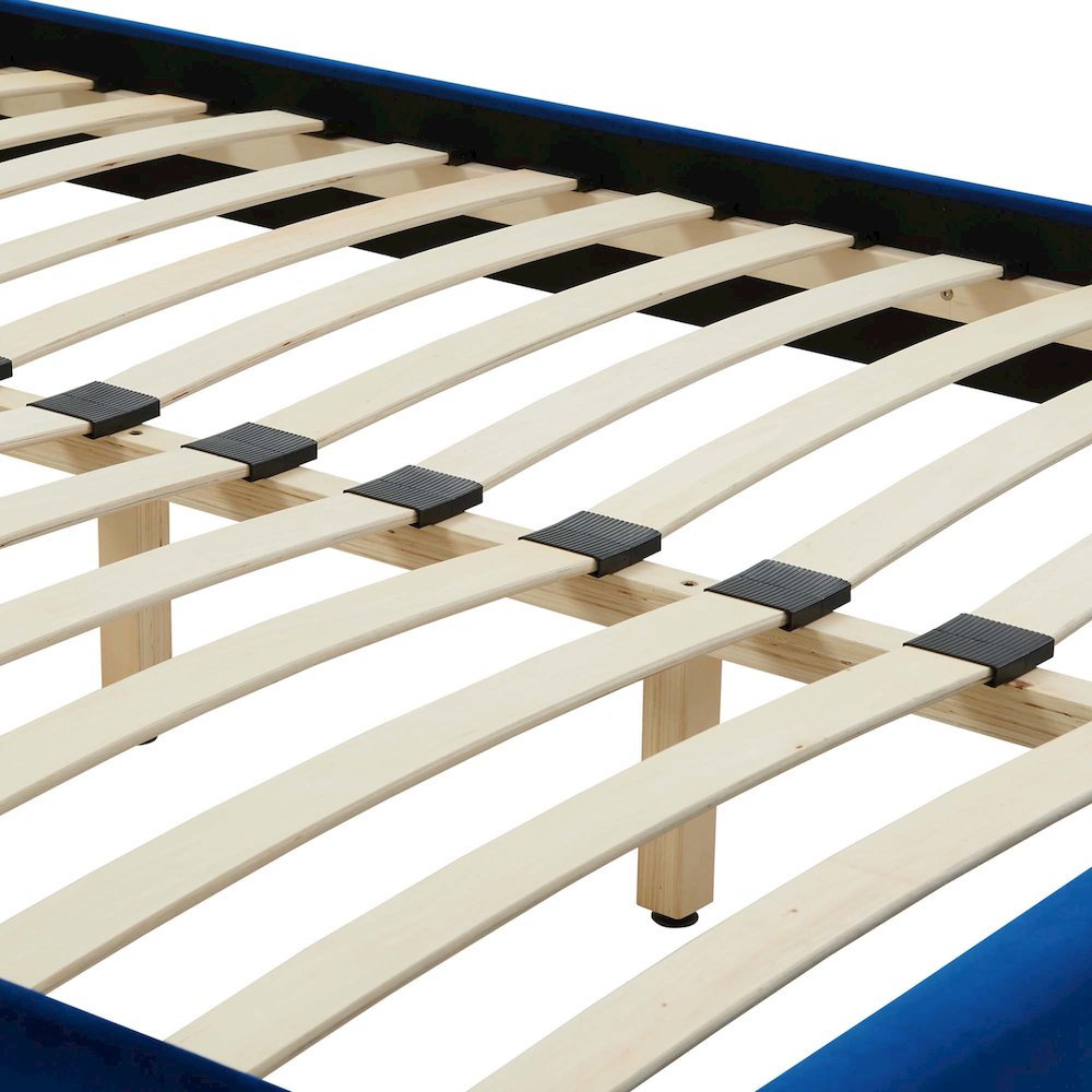 Sutton Performance Velvet Full Bed Frame. Picture 6