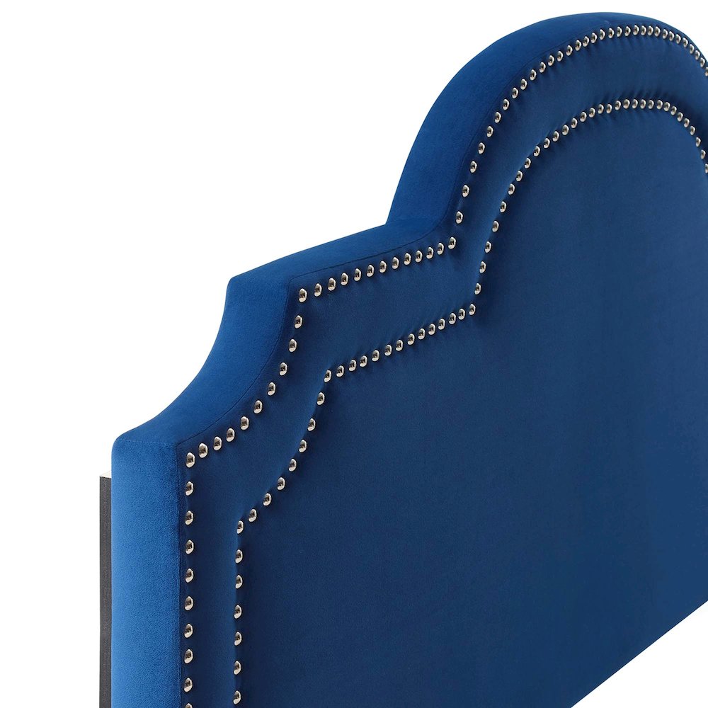 Belinda Performance Velvet King/California King Headboard. Picture 5