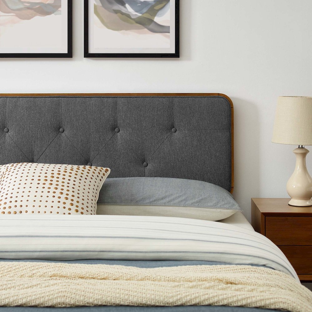 Bridgette Wood Twin Platform Bed With Splayed Legs. Picture 12
