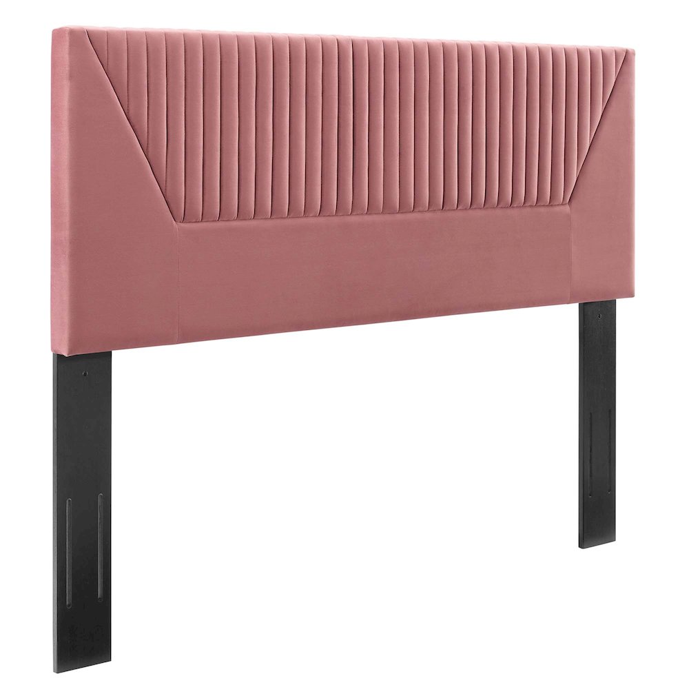 Patience Channel Tufted Performance Velvet King/California King Headboard. Picture 1