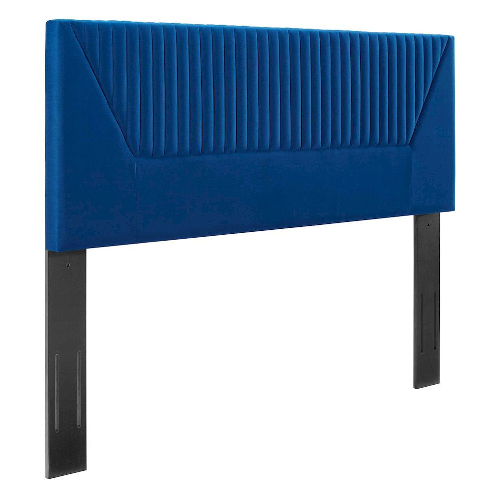 Patience Channel Tufted Performance Velvet King/California King Headboard. Picture 1