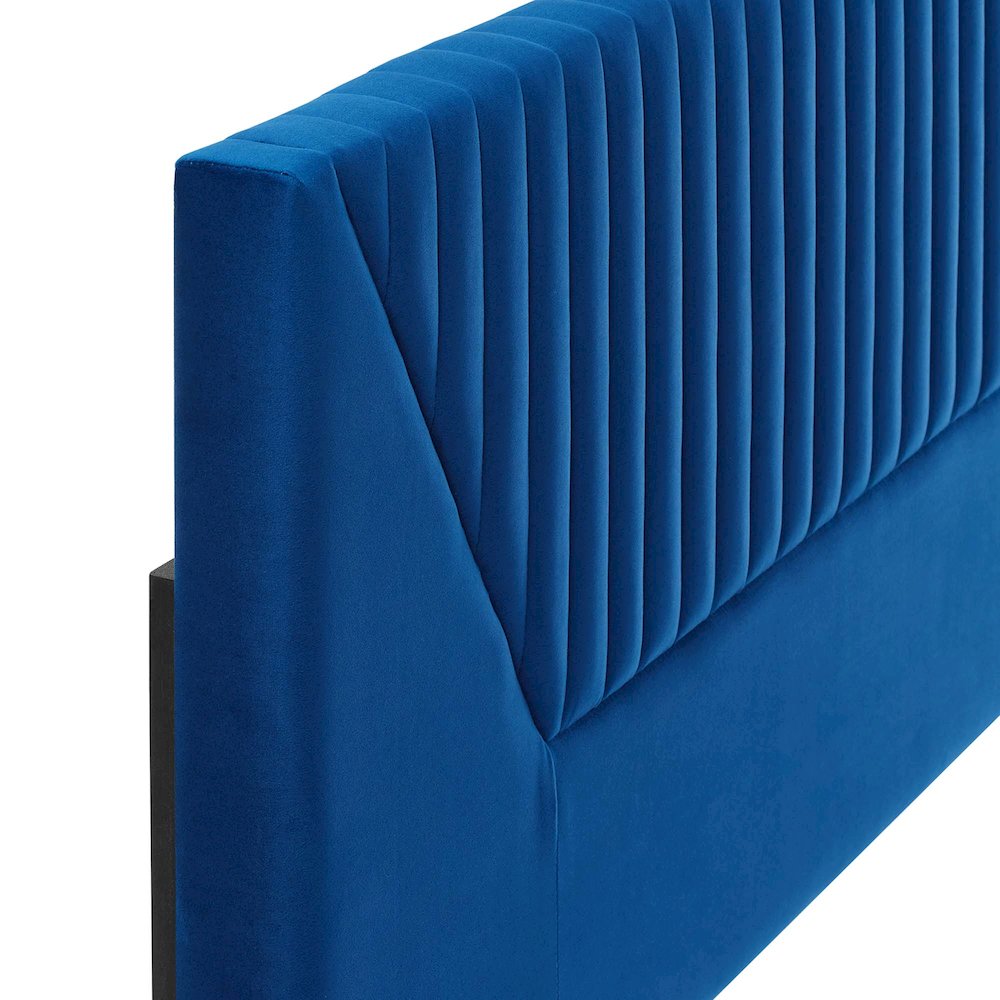 Patience Channel Tufted Performance Velvet King/California King Headboard. Picture 5