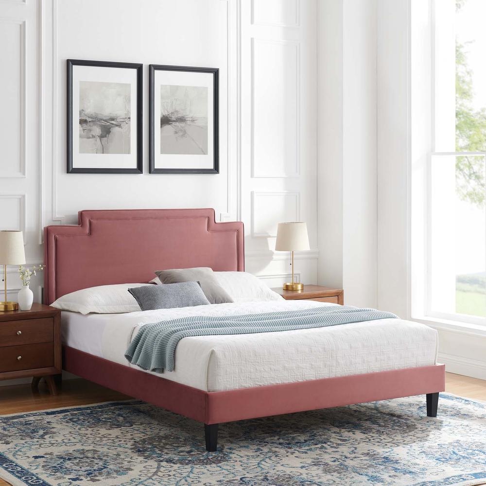 Liva Performance Velvet Twin Bed. Picture 11