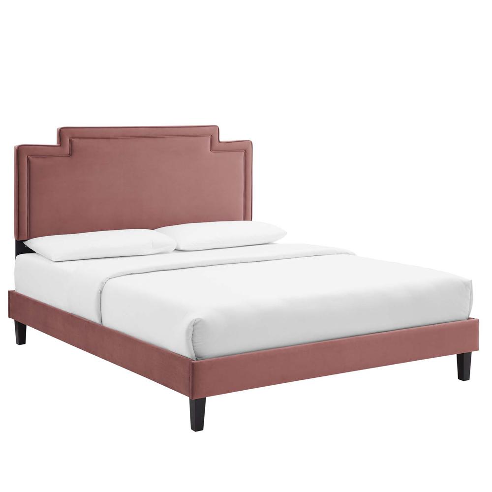 Liva Performance Velvet Twin Bed. Picture 1