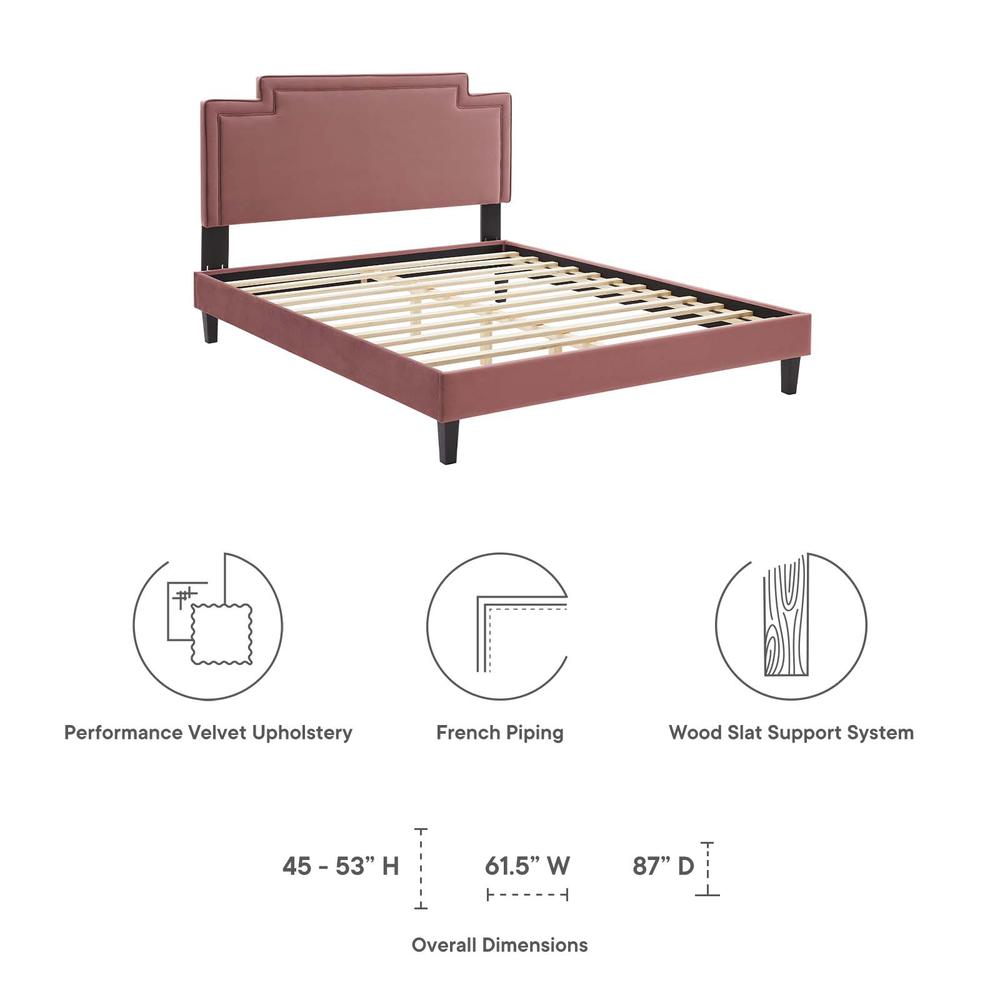 Liva Performance Velvet Twin Bed. Picture 7