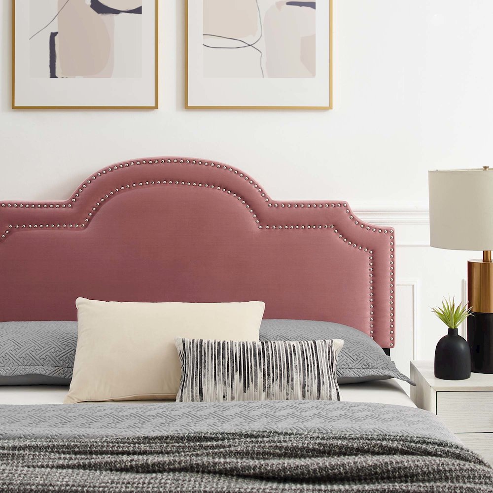 Aviana Performance Velvet King Bed. Picture 10