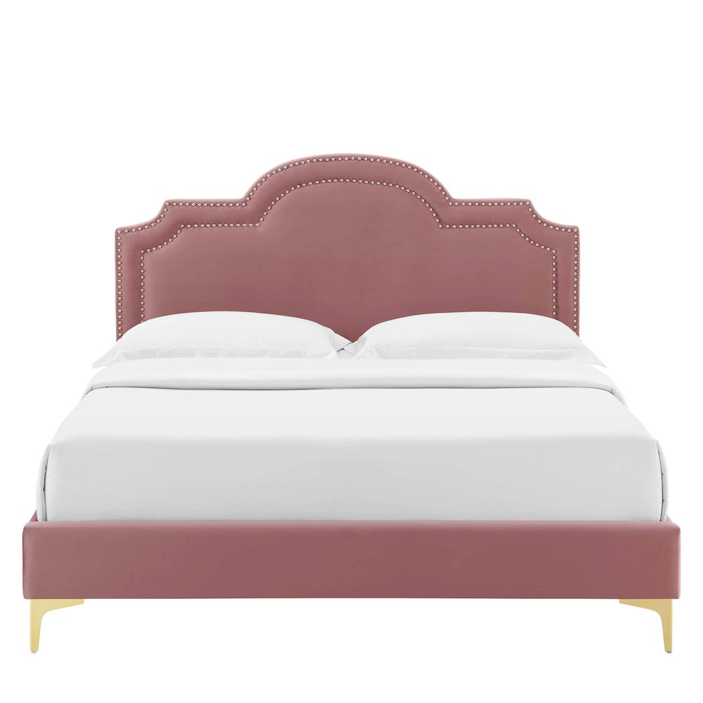 Aviana Performance Velvet King Bed. Picture 5